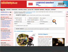 Tablet Screenshot of mimiaukce.cz